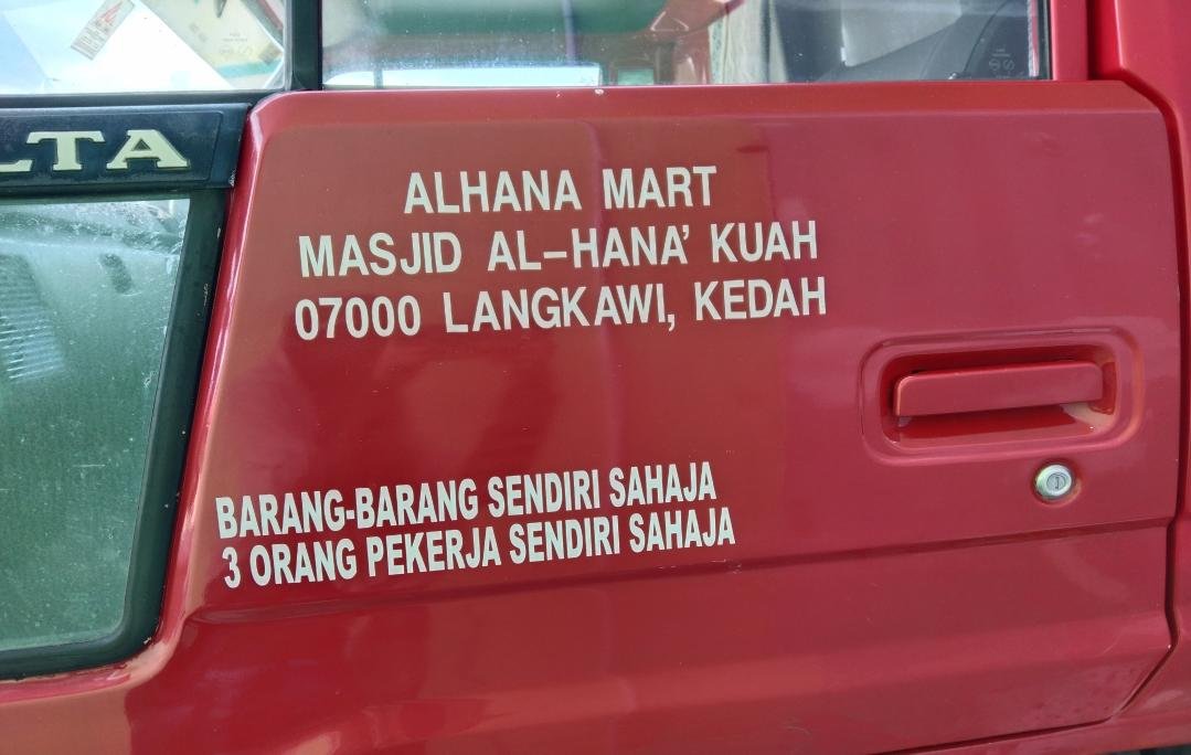 Lori kargo 7 tan Alhana Mart