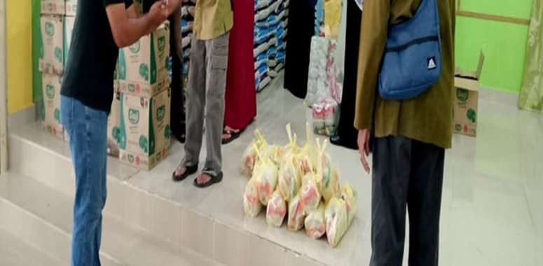 Agihan bantuan barang keperluan kepada asnaf kariah Kuah