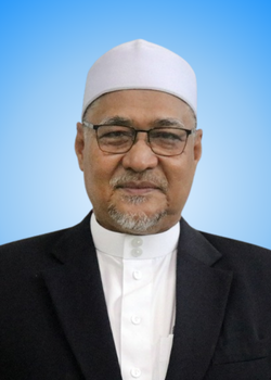 Ust Hj Mohd Dzaher bin Hj Saad, imam dan pengerusi Masjid Al-Hana' 2023 hingga kini